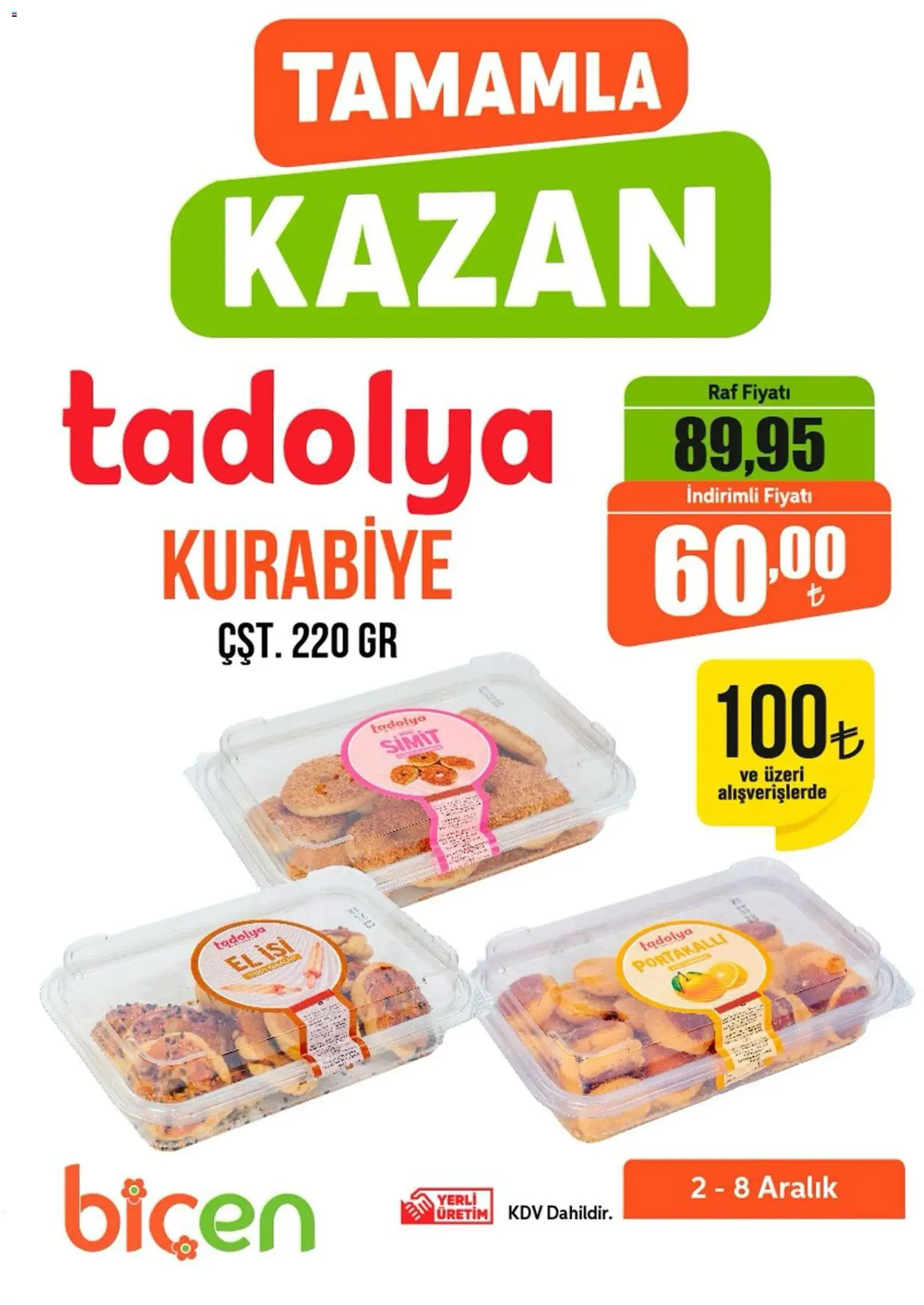 Biçen Market Tamamla Kazan 02.12.2025 - Broşürünün önizlemesi