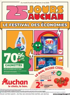 Prévisualisation de Auchan prospectus du magasin Auchan formulaire valide 21/04/2026