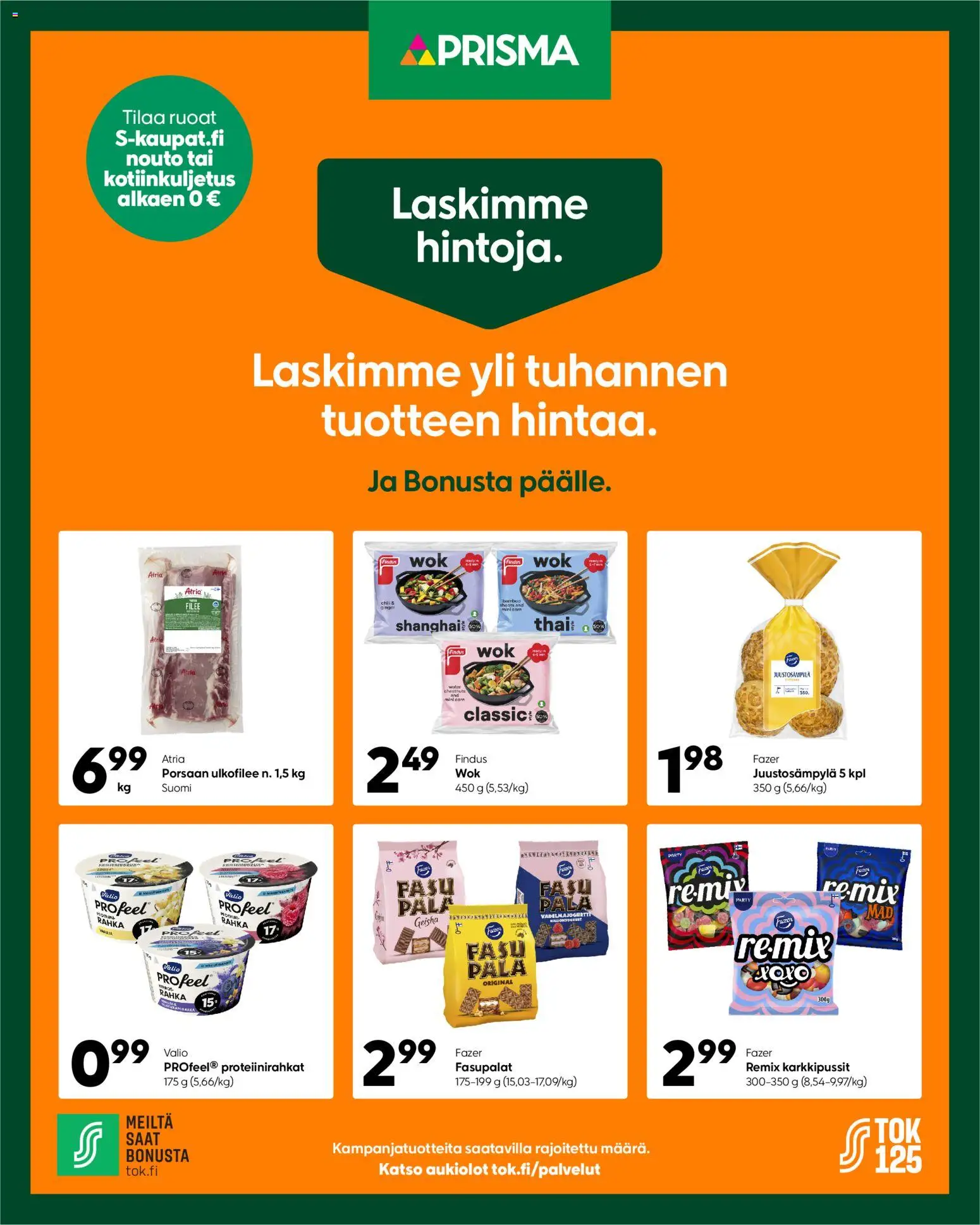 Kaupan Prisma Tarjoukset - Laskimme hintoja esikatselu, voimassa 26/02/2026
