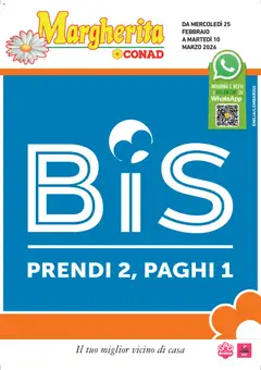 Anteprima dell'opuscolo Volantino Margherita Lombardia dal negozio Conad valido da 25/02/2026