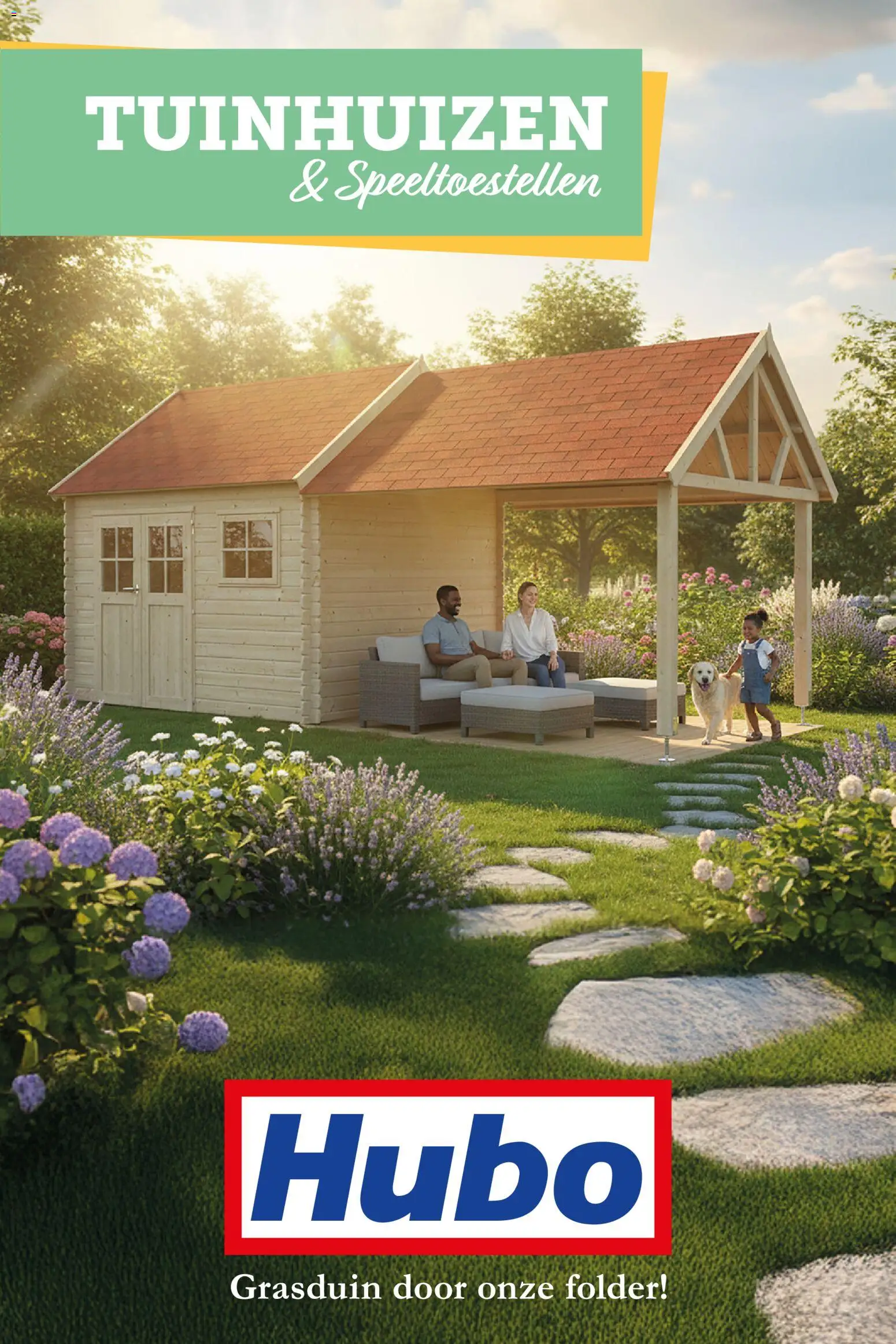 Voorbeeld van Tuinhuis catalogus van winkel Hubo geldig vanaf 23/02/2026