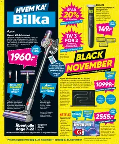 Eksempel på tilbudsavis Nonfood fra butik Bilka gyldig fra 21/11/2025