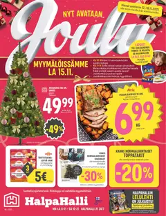 Kaupan Halpa Halli Black Friday esikatselu, voimassa 12/11/2025