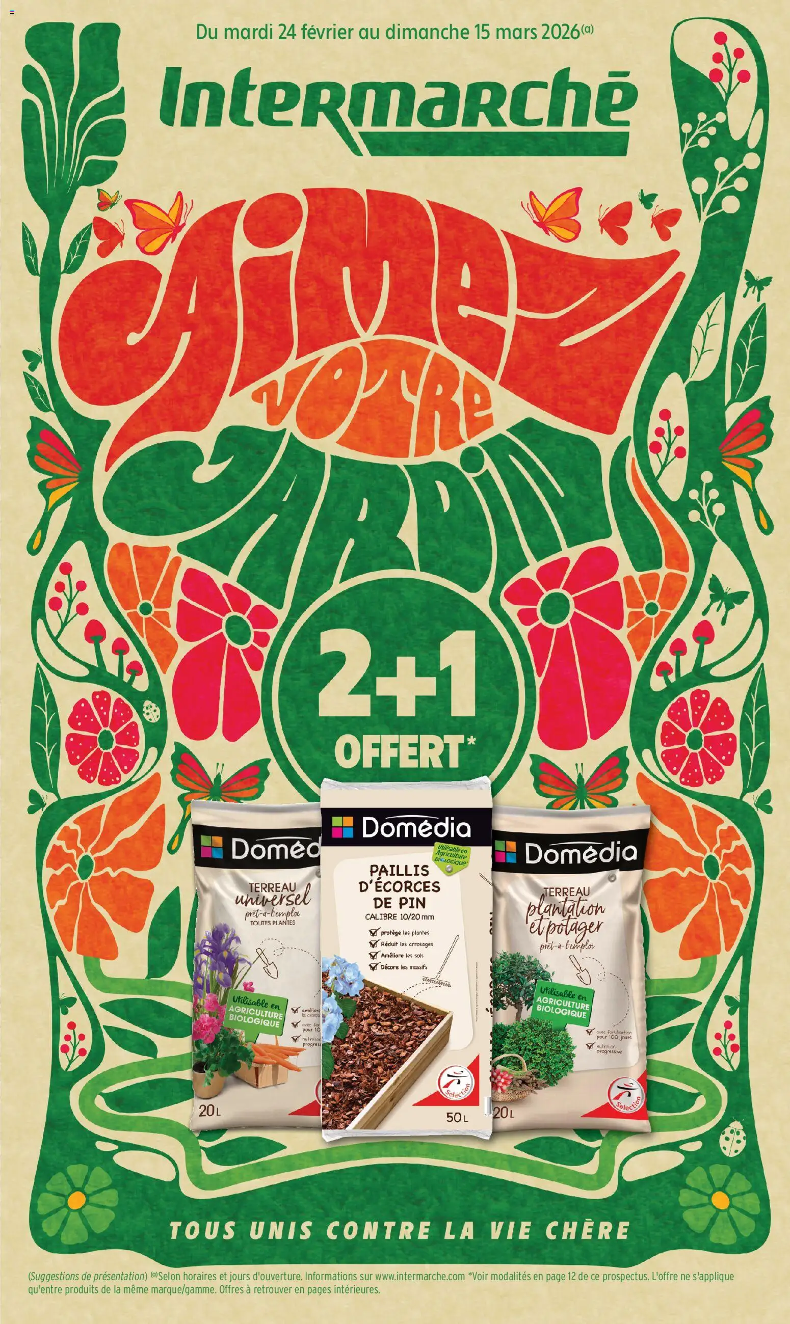 Prévisualisation de Jardin mars du magasin Intermarché formulaire valide 24/02/2026