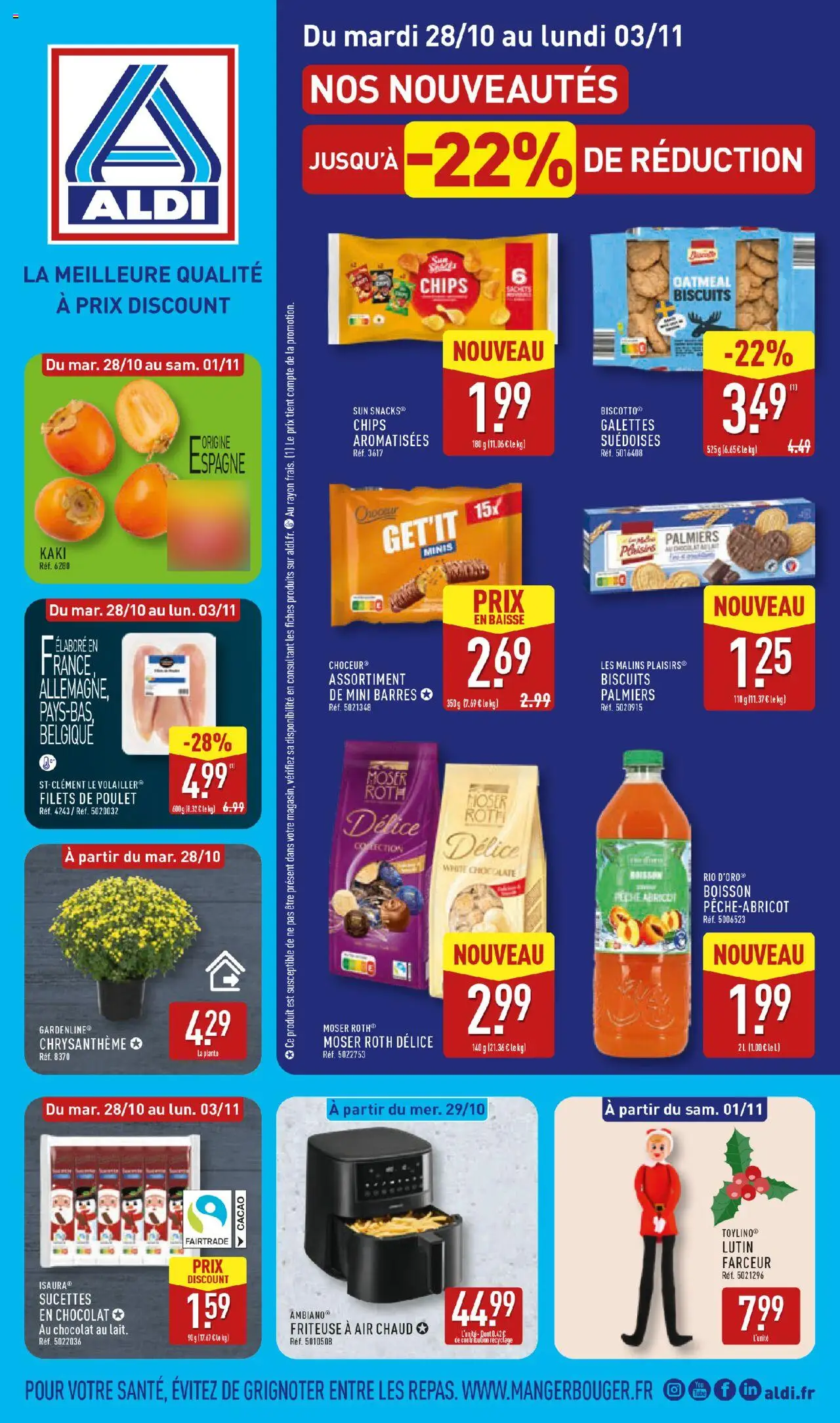 Catalogue de la semaine 44 de la boutique Aldi valable du 28/10/2025 - Page numéro 1