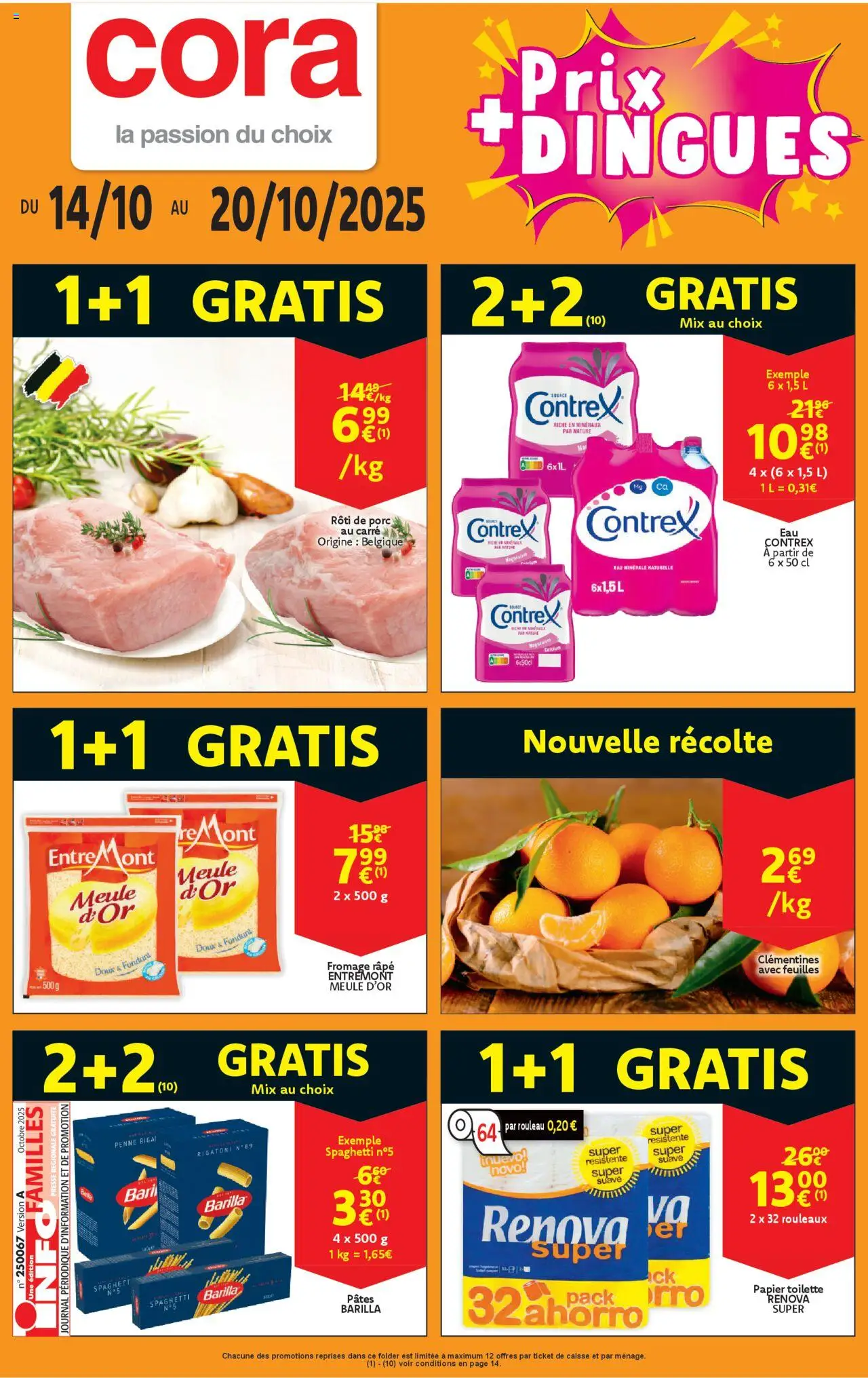Cora shop Folder de la semaine 42 geldig vanaf 14/10/2025 - Paginanummer 1