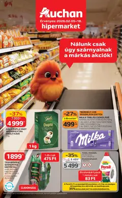 Auchan - Kedvenc Márkáink megtekintése, amely érvényes 2026.02.05.-től