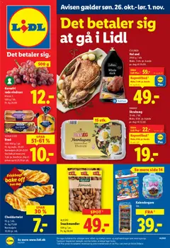Eksempel på tilbudsavis Tilbudsavis fra butik Lidl gyldig fra 26/10/2025