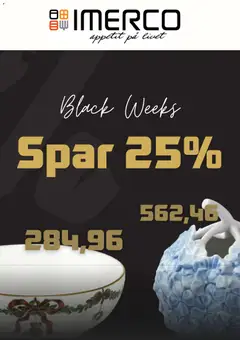 Eksempel på tilbudsavis Black Friday fra butik Imerco gyldig fra 04/11/2025
