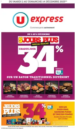 Prévisualisation de Catalogue du magasin U Express formulaire valide 02/12/2025