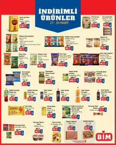 BİM BİM - İndirimli Ürünler 27.03.2026 - Broşürünün önizlemesi