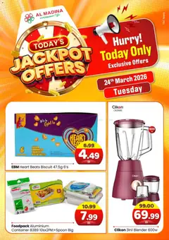 Preview of the catalogue Al Madina catalogue - jackpot offers of store Al Madina valid from 24 Mar, 2026