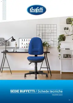 Anteprima dell'opuscolo Volantino Sedie dal negozio Buffetti valido da 28/06/2025