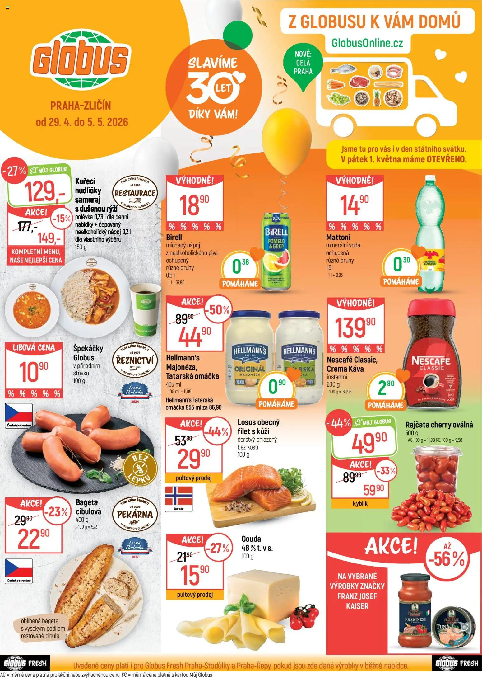 Náhled nabídky: Globus Globus leták - Praha Zličín platný od 29.04.2026
