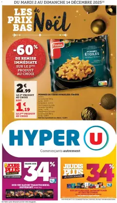 Prévisualisation de Les prix bas de la semaine du magasin Hyper U formulaire valide 02/12/2025