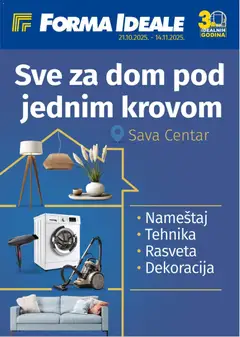 Pregled Forma Ideale kataloga - važi od 21.10.2025