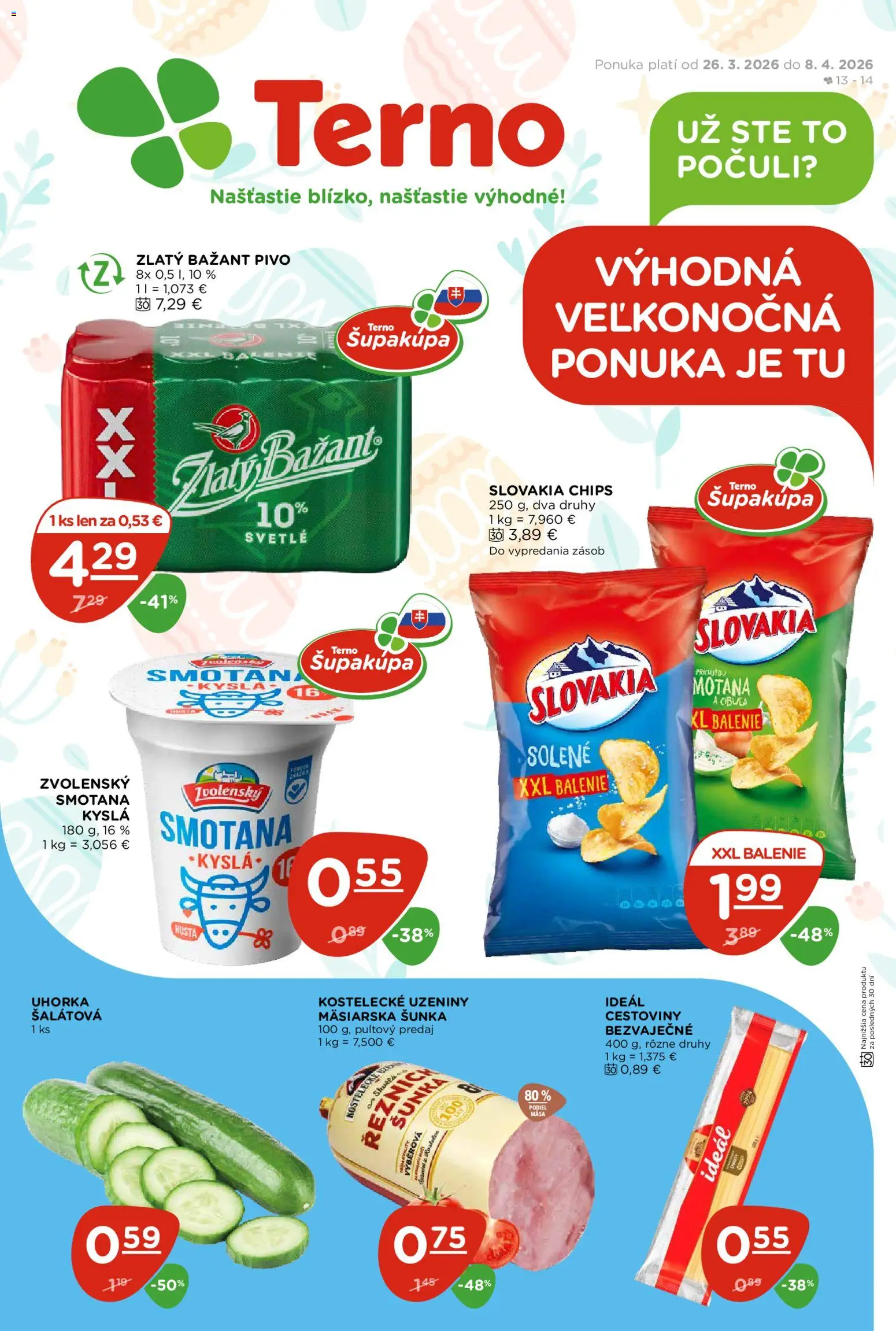 Náhľad Terno letáku platného od 26.03.2026