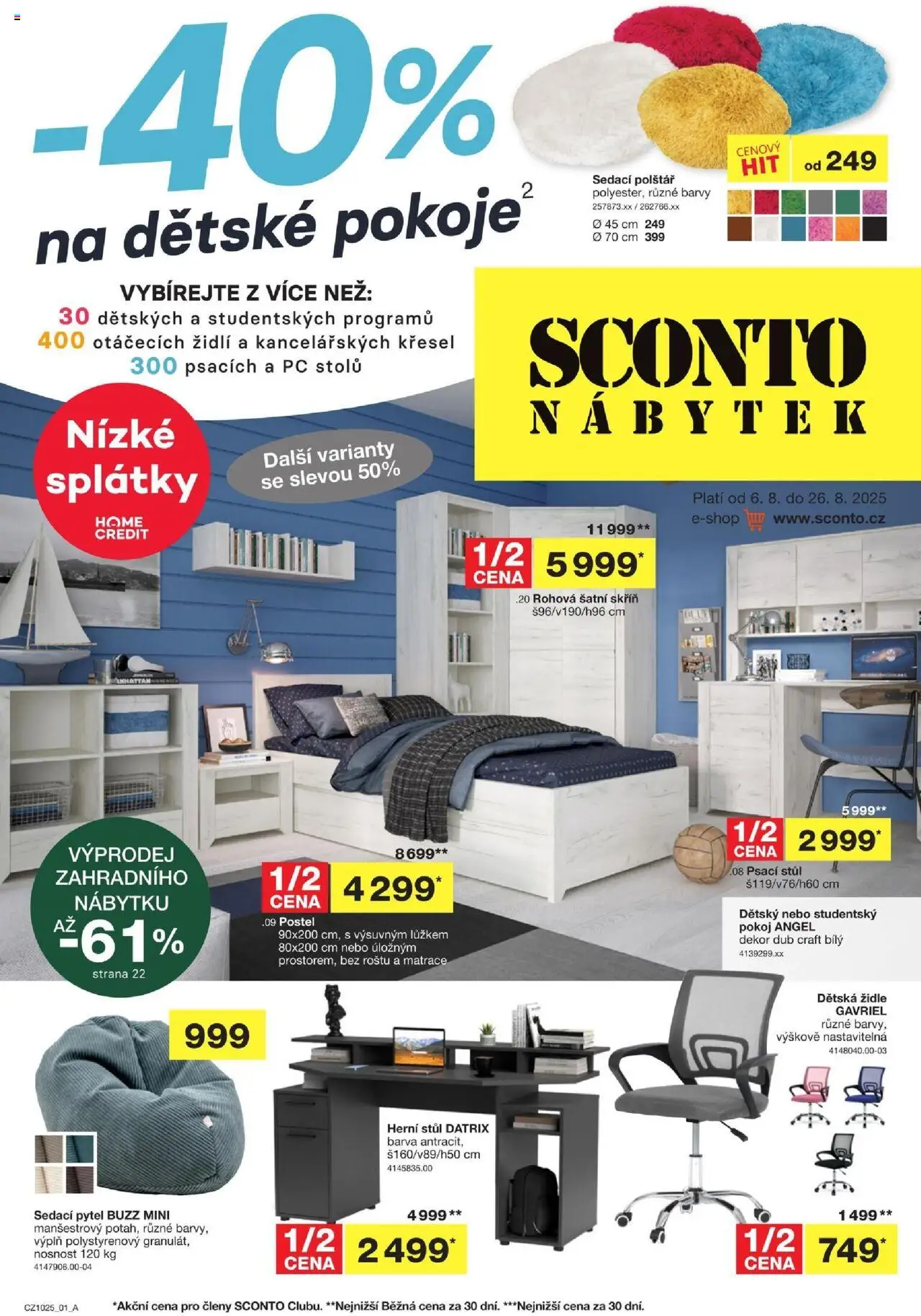  Sconto nábytek Leták (06.08.2025 - 26.08.2025)