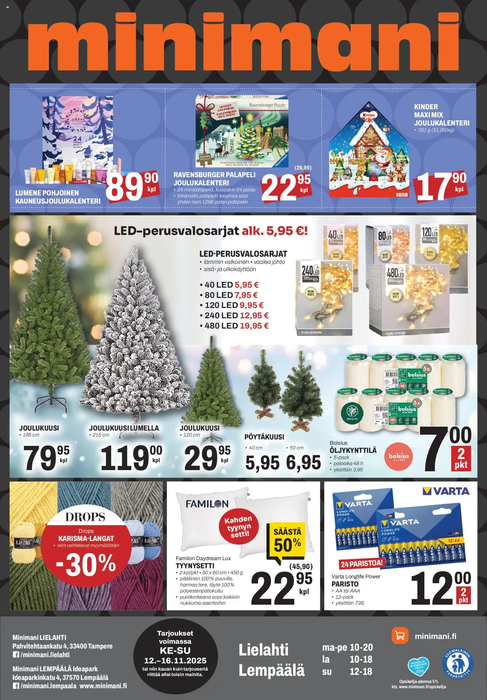 Kaupan Minimani Tarjoukset - Lempäälä / Tampere esikatselu, voimassa 12/11/2025