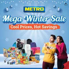 Preview of leaflet Mega Winter Sale from store Metro is valid from 07/11/2025