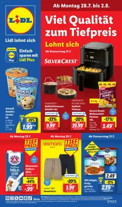 Vorschau von dem Prospekt des Geschäftes Lidl, gültig ab dem 28.07.2025