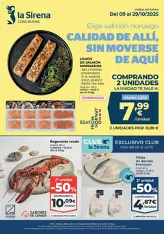 Vista previa del folleto de la tienda La Sirena válido desde el 09/10/2025 