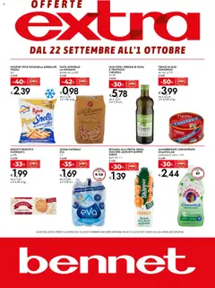 Anteprima dell'opuscolo Volantino Extra dal negozio bennet valido da 22/09/2025
