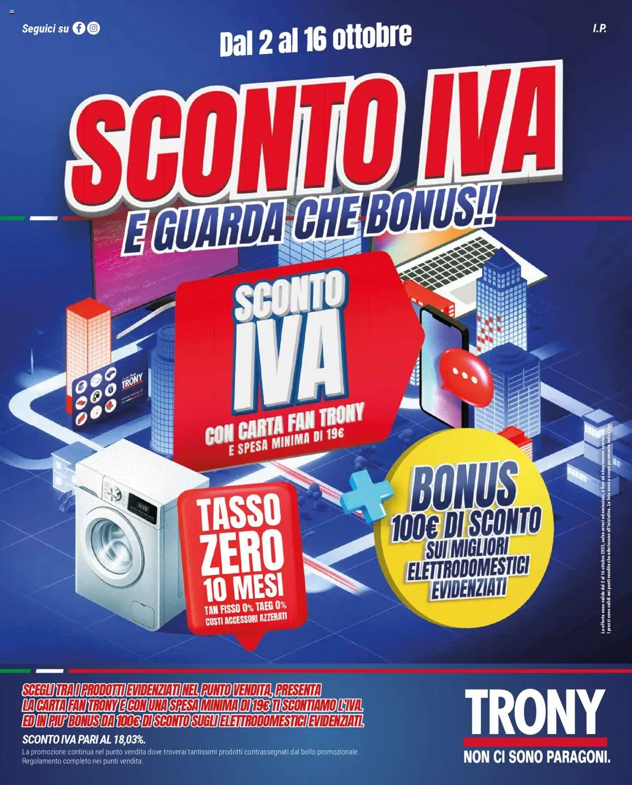 Volantino Trony valido da 02/10/2025 numero di pagina 1
