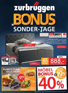 Vorschau von dem Prospekt des Geschäftes Zurbrüggen, gültig ab dem 02.08.2025