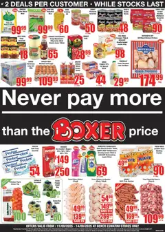 Preview of Boxer flyer valid from 11/09/2025