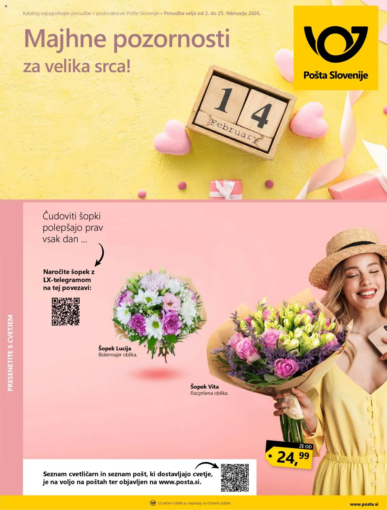Predogled kataloga iz trgovine Pošta Slovenije veljaven od 02.02.2026