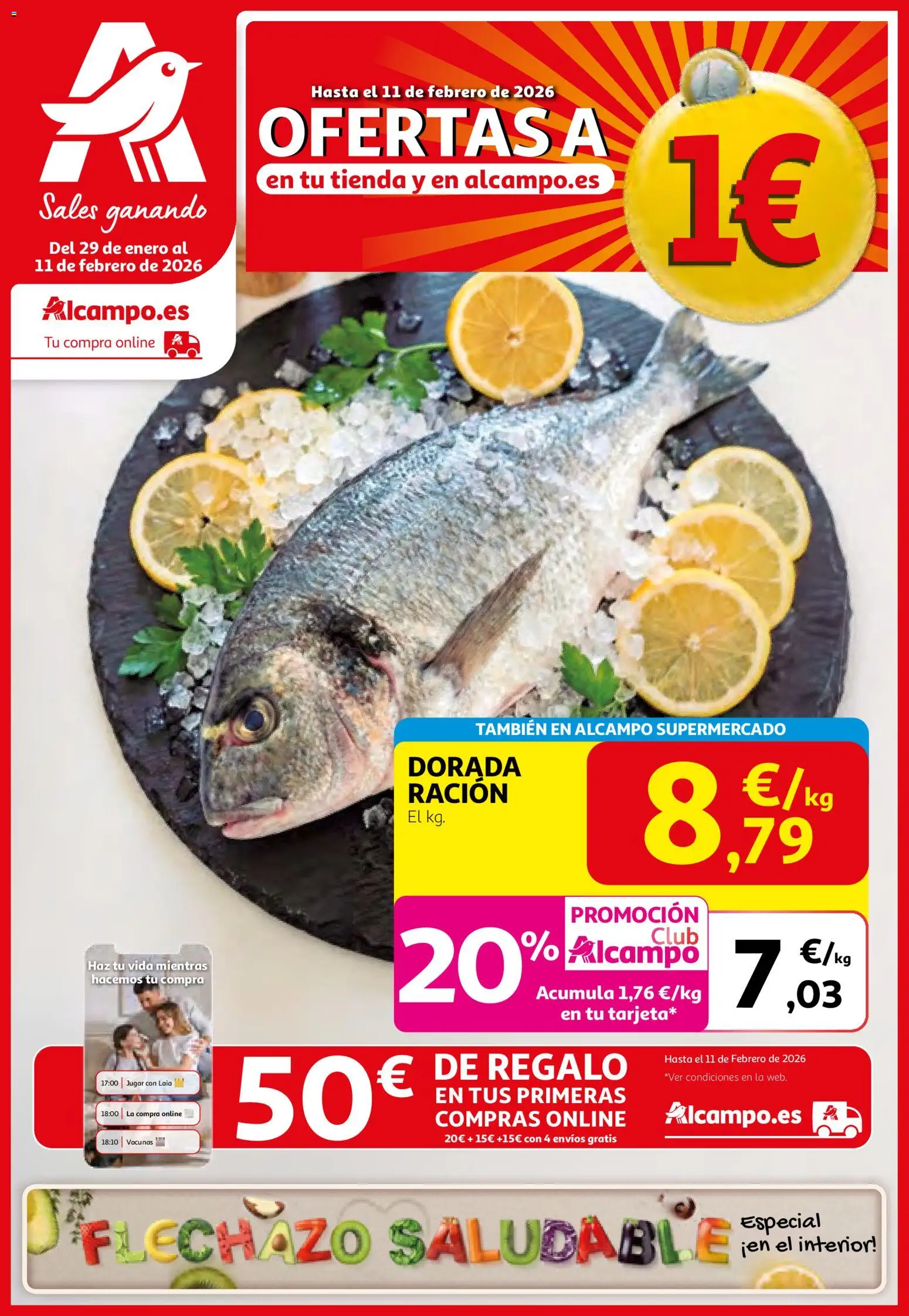 Vista previa del folleto de la tienda Alcampo válido desde el 29/01/2026 