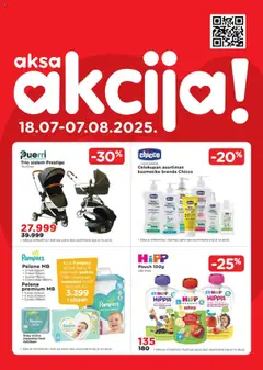 Pregled Aksa kataloga - važi od 18.07.2025