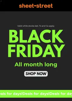 Preview of Sheet Street flyer valid from 13/11/2025