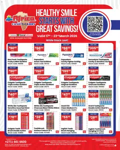 Preview of Africa Cash & Carry flyer valid from 17/03/2026