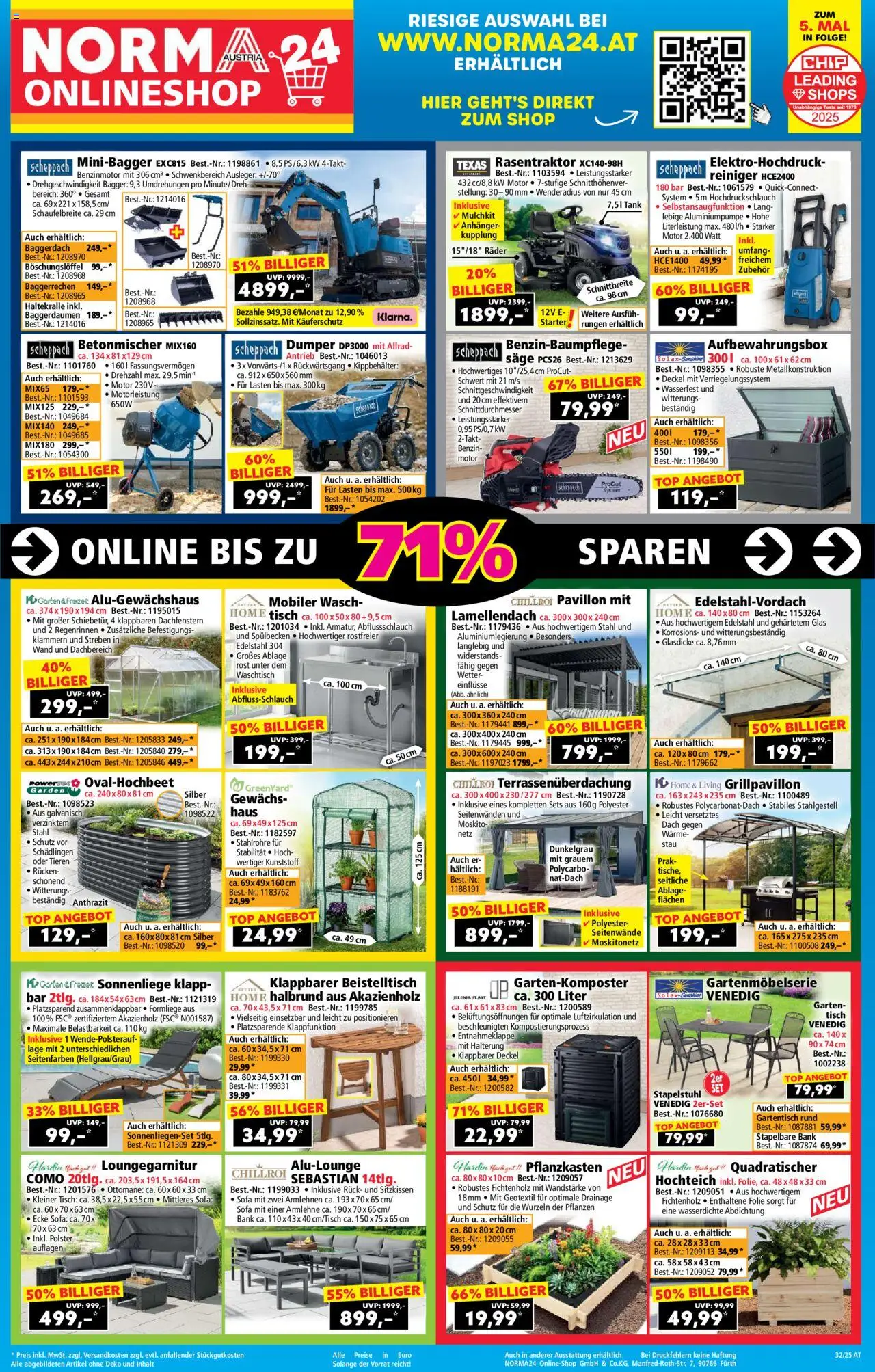  Norma Online Shop ab (04.08.2025 - 10.08.2025) - Seite 1 - Sofa, Tisch