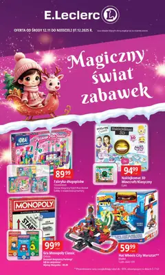 Pogląd gazetki "Tychy zabawki" ze sklepu E.Leclerc ważnej od 12.11.2025