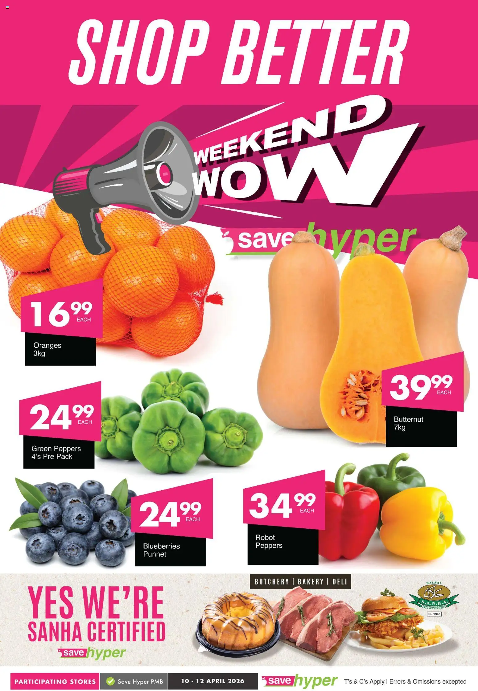 Preview of Save flyer valid from 10/04/2026 - Bakery, Oranges, Blueberries