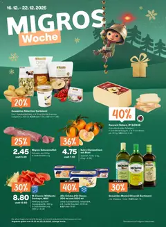 Vorschau des Merkblatts Aktionen vom Shop Migros gültig von 16.12.2025 bis 22.12.2025