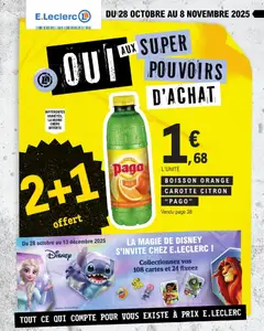 Prévisualisation de Catalogue Evenement du magasin E.Leclerc formulaire valide 28/10/2025