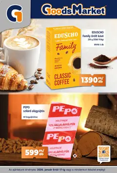Goods Market - Akciós újság Goods Market megtekintése, amely érvényes 2026.01.08.-től