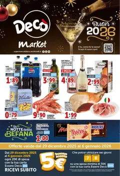 Anteprima dell'opuscolo Volantino Market - Roma dal negozio Decò valido da 29/12/2025
