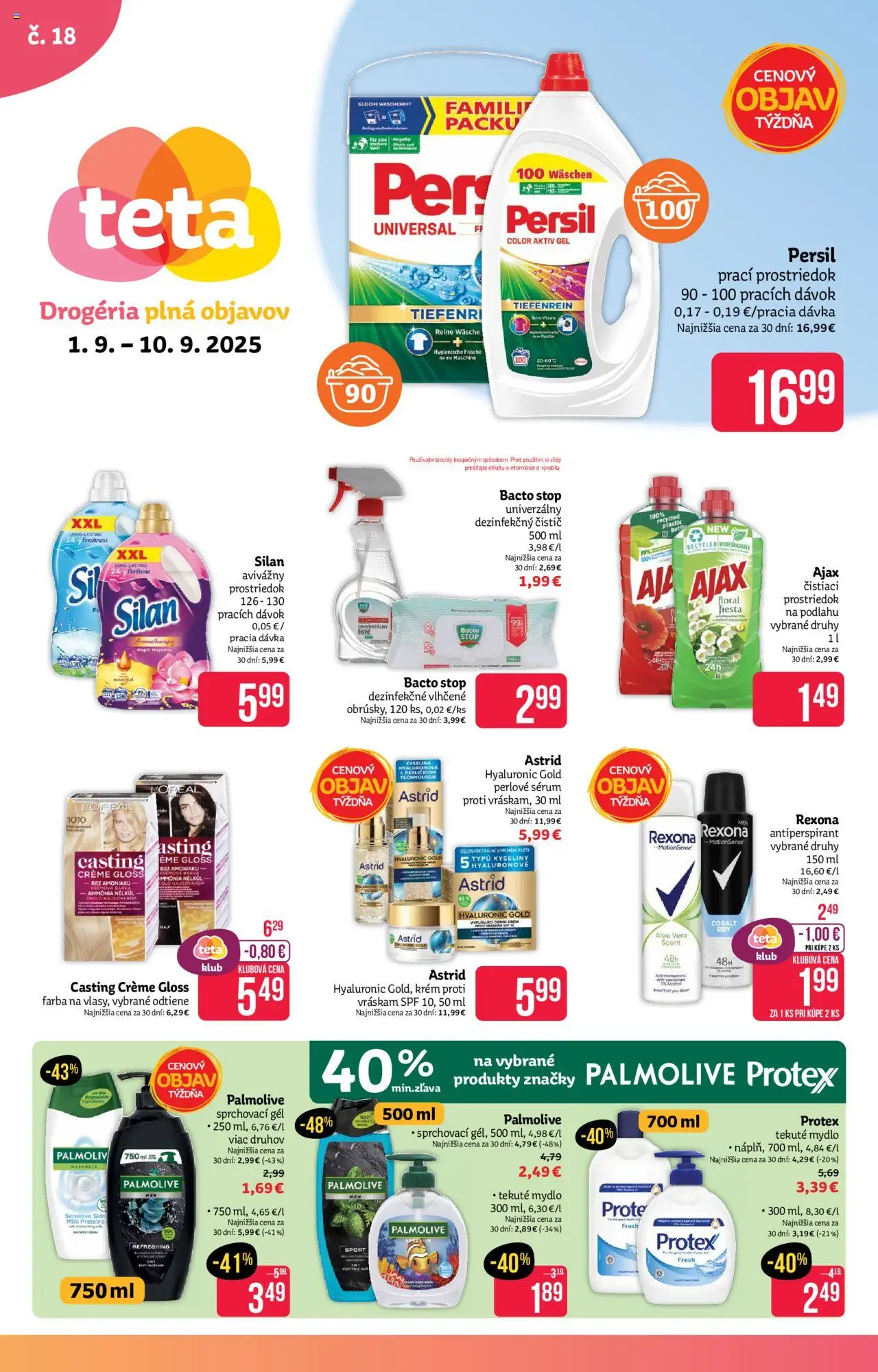 TETA Drogerie Leták od 01.09.2025 > Aktuálna online akcia