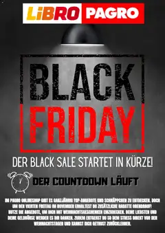 Vorschau der Angebote: Pagro-Diskont Black Friday Ankündigung gültig ab 12.11.2025