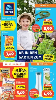 Vorschau der Angebote: Hofer Flugblatt gültig ab 11.07.2025