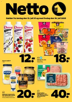 Eksempel på tilbudsavis Tilbudsavis fra butik Netto gyldig fra 12/07/2025