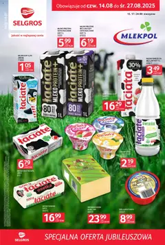 Pogląd gazetki "Specjalna oferta jubileuszowa" ze sklepu Selgros cash&carry ważnej od 14.08.2025