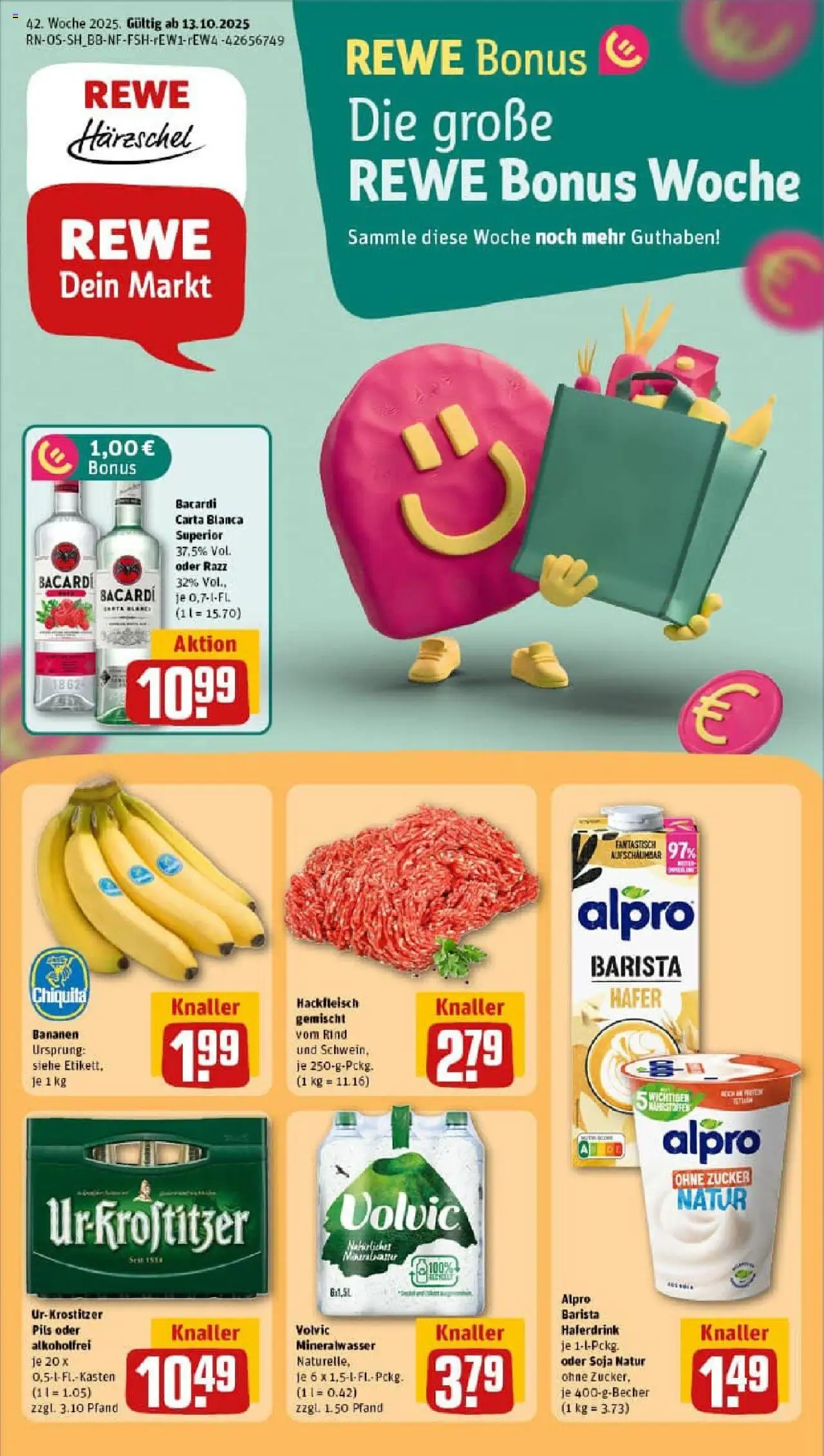 REWE Prospekt ab 13.10.2025 nächste Woche - Prospekt Leipzig	