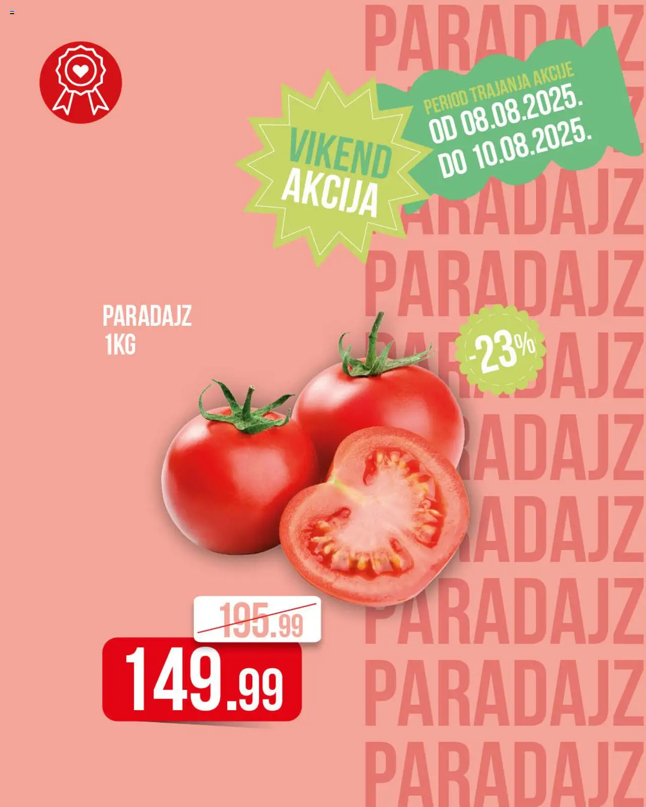 Metalac Proleter katalog važi od 08.08.2025 - stranica 1 - Paradajz