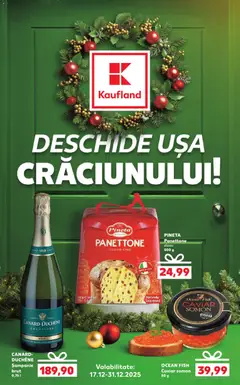 Previzualizarea de cataloage: Kaufland Catalog - Crăciun valabil de la 17.12.2025